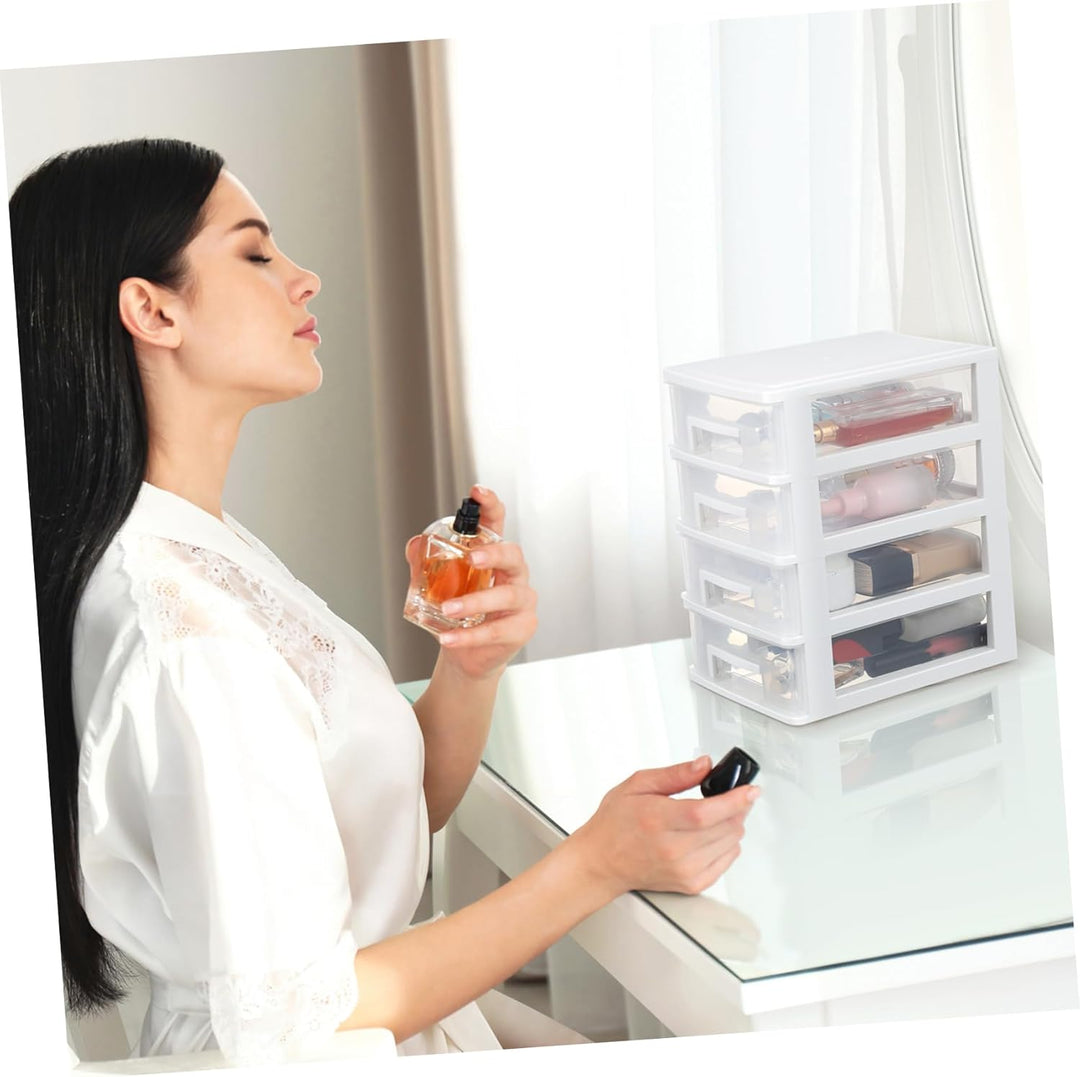 YARNOW 4 Schublade Desktop Storage Organizer| Beh?lter Lagerung Organizer Kommode Veranstalter für D