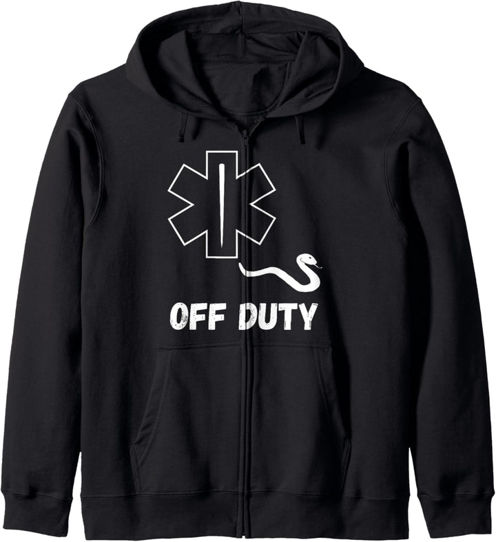 Sanitäter Off Duty Ausser Dienst Rettungsdienst Ambulanz Kapuzenjacke