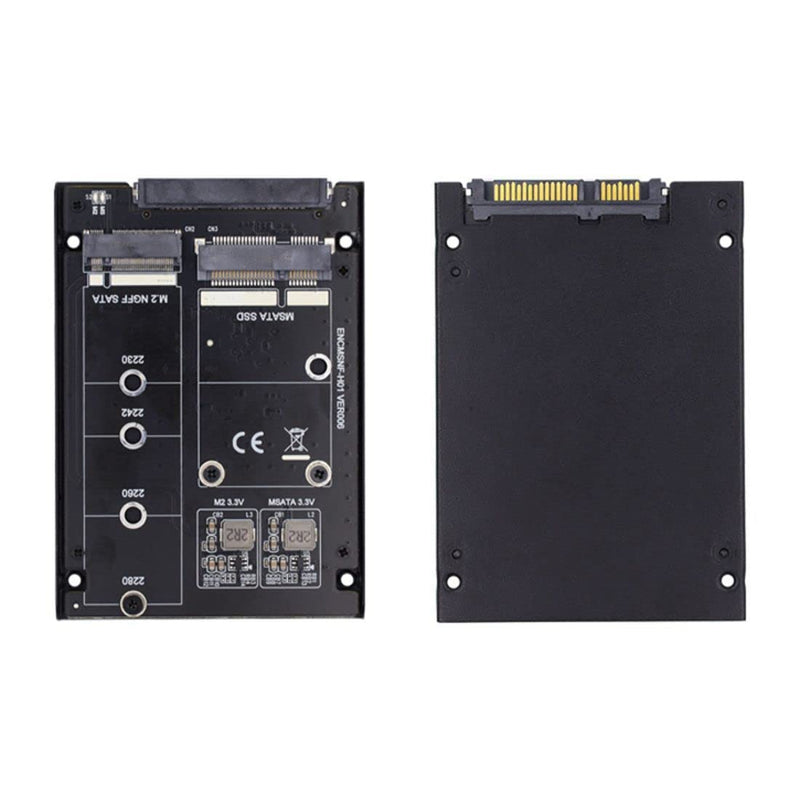 chenyang MSATA ＆ M.2 NGFF SATA SSD auf 2.5" SATA JBOD Raid0 Span Bridge HDD Disk Drive Gehäuse NGFF