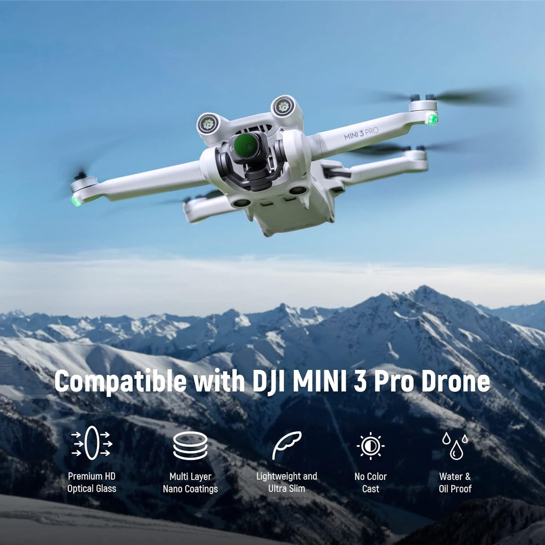 NEEWER ND Filter Set kompatibel mit DJI Mini 3Pro,Neutraldichtefilter Drohnenobjektiv Zubehör mit 6e