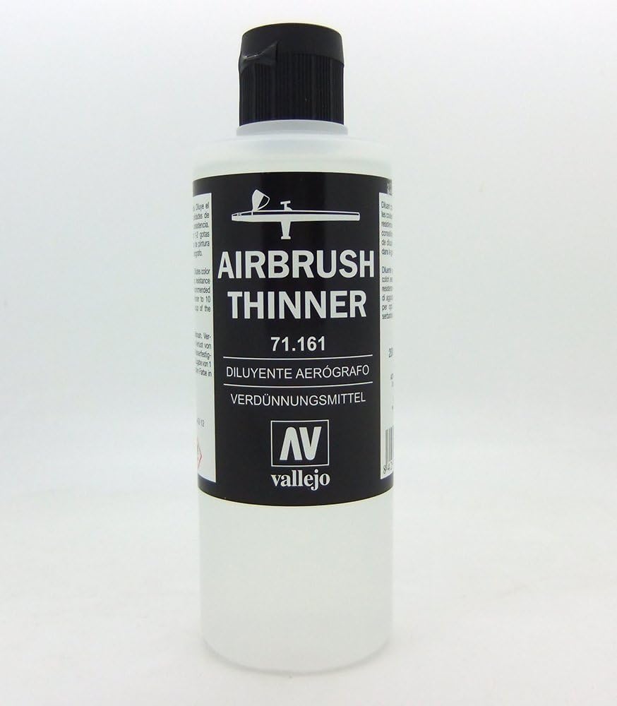 Acrylicos Vallejo 071178 Modellbausatz, verschieden & Vallejo Air Sprühlackverdünner, 200 ml Modellb