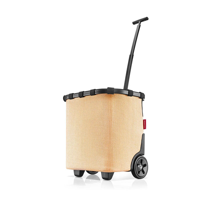 reisenthel carrycruiser Frame Raffia Black – Tragbarer Einkaufstrolley mit stabilem Aluminiumrahmen,