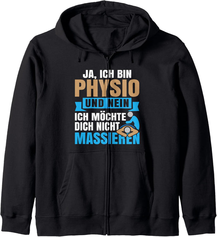Physiotherapeut Physiotherapie Masseur Physio Kapuzenjacke