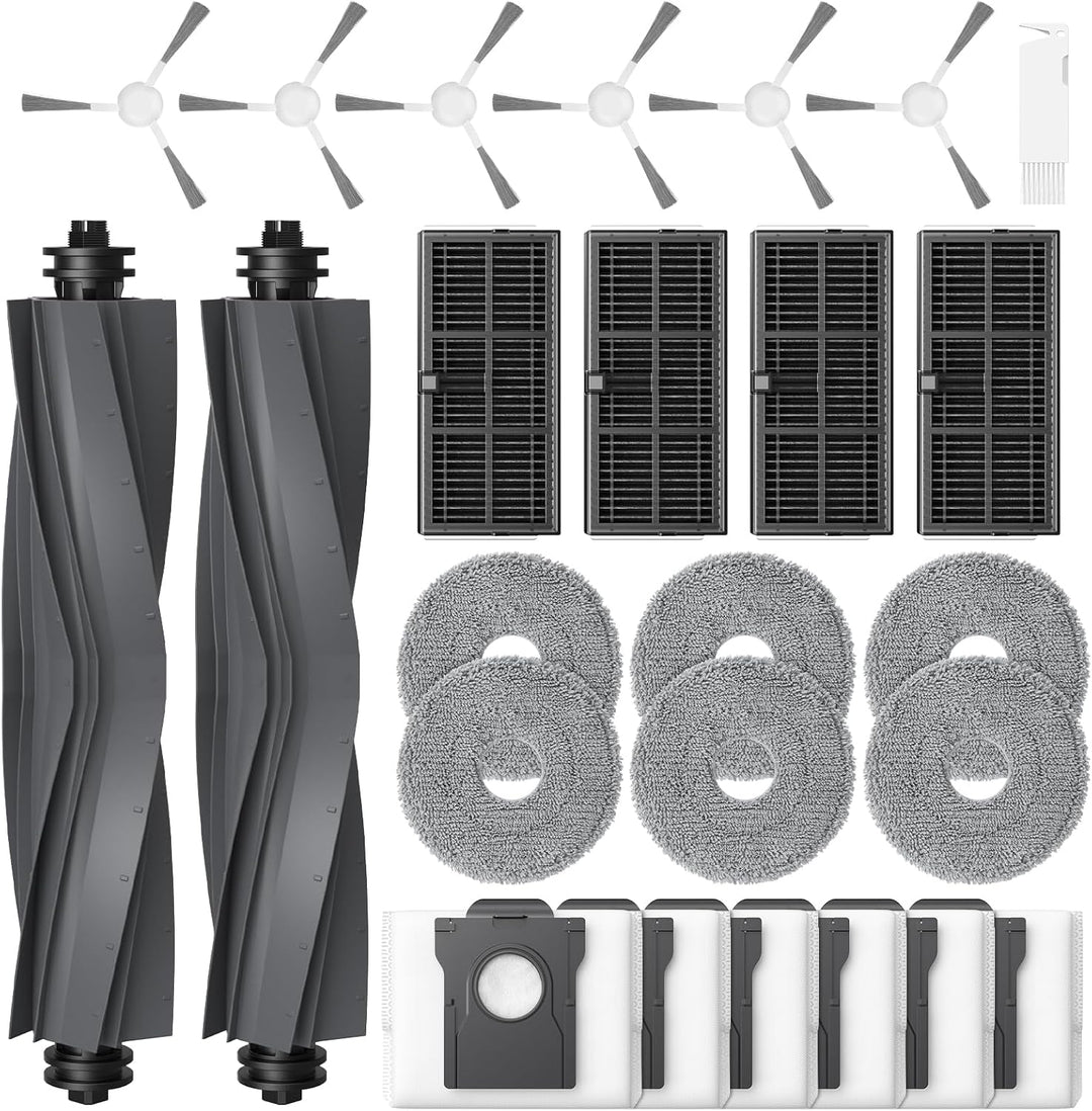 25 Stück Zubehör für Dreame L10s Ultra Gen 2 / L10s Pro Ultra Heat / L40 Ultra AE/ X30 Ultra/Mova E3