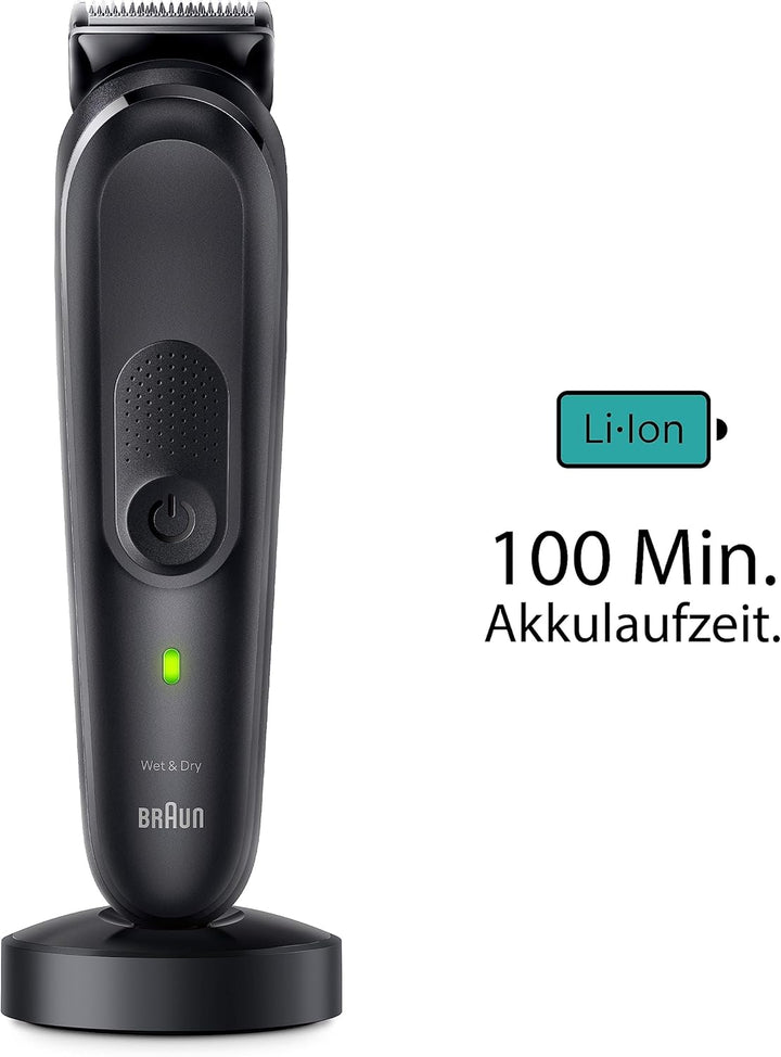 Braun All-In-One Bartpflege Bodygroomer Set, 12-in-1 Barttrimmer, Trimmer/Haarschneider Herren, Haar