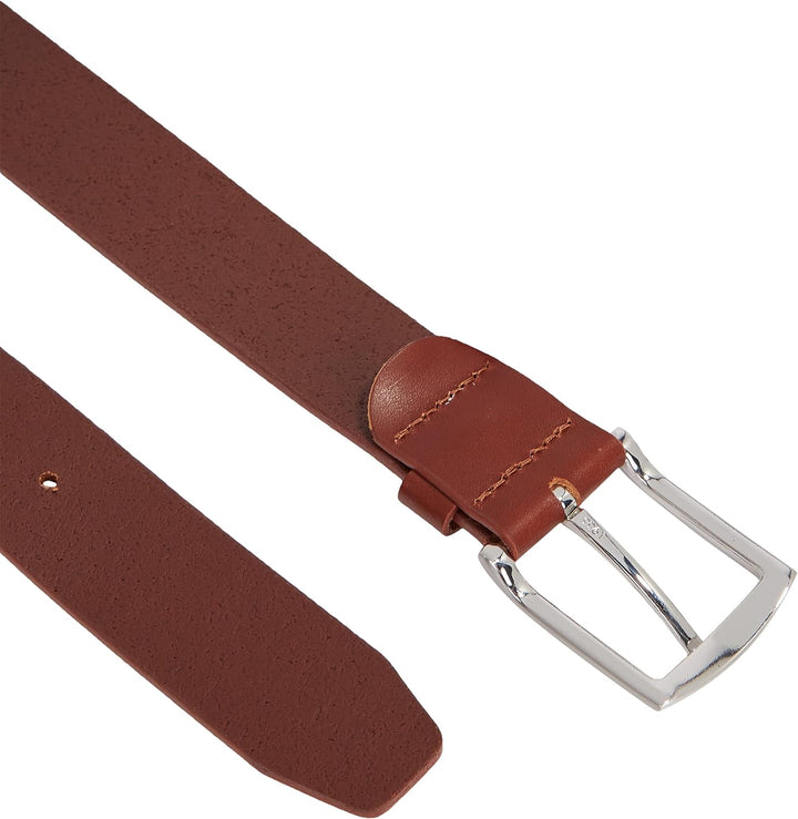 Tommy Hilfiger Herren Gürtel New Denton 3.5 Belt Ledergürtel W80 Braun (Dark Tan), W80 Braun (Dark T