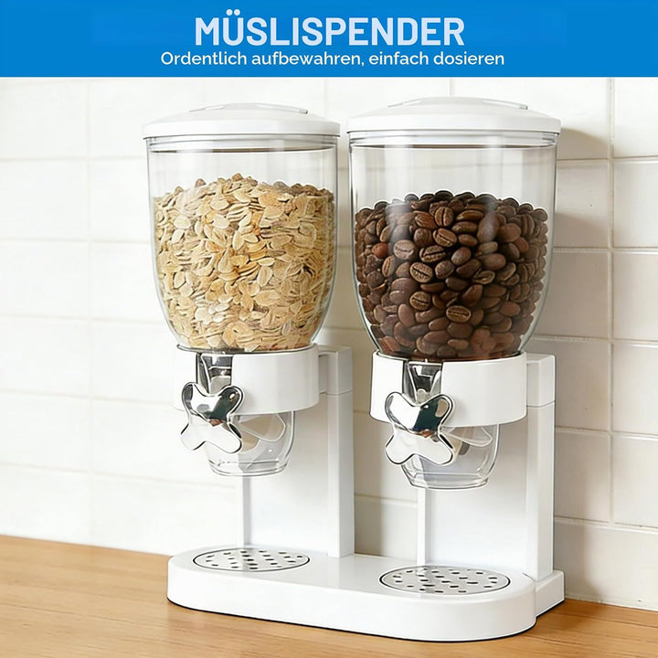Cereal Dispenser Countertop 2L, Luftdichter Müslispender für die Organisation des Küchenvorratsraums