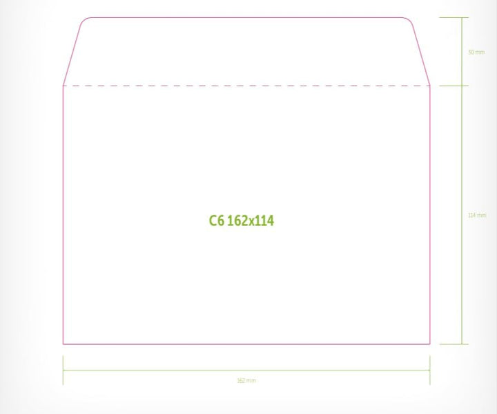 300 x Stück HK Briefumschläge Papier weisse ohne Fenster DIN C6 114 x 162 mm Papierstärke: 85 g/m² B