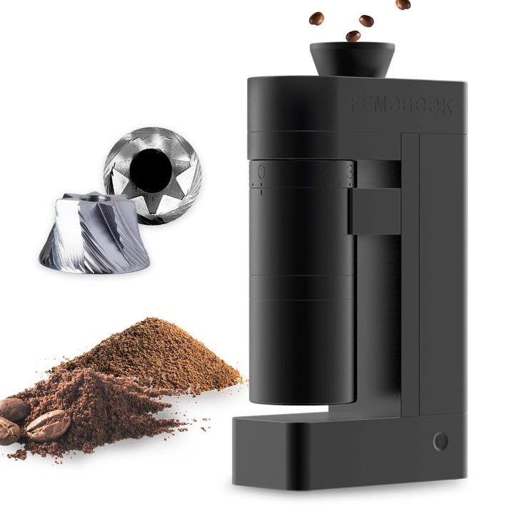 Elektrische Kaffeemühle A5 Black Für Pour-Over & Espresso – Wiederaufladbar, Kabellos, Tragbar, Für