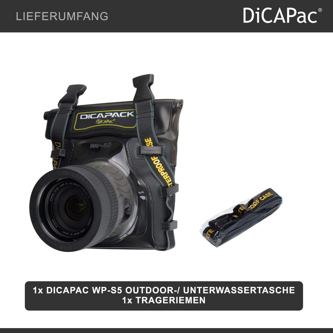 Dicapac 17008 WP-S5 Unterwassertasche Single, Single