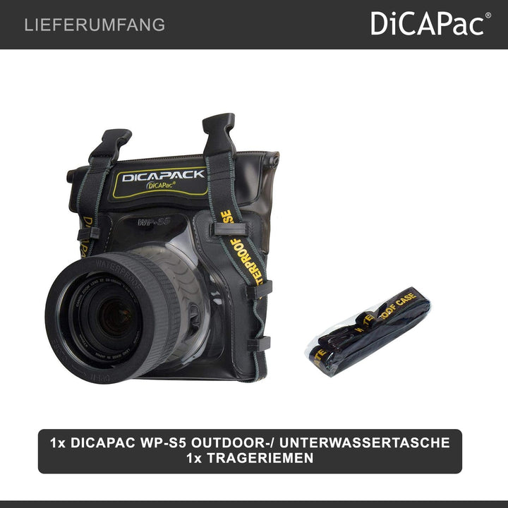 Dicapac 17008 WP-S5 Unterwassertasche Single, Single