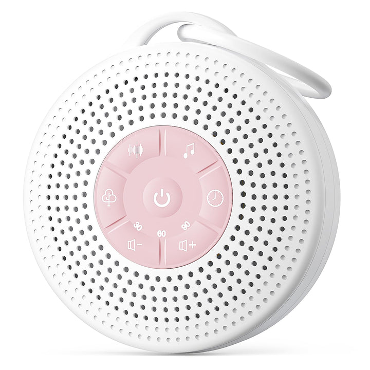 White Noise Machine Baby, Einschlafhilfe Babys mit 2000mAh Akku,Portable Sound Machine for Adults,21