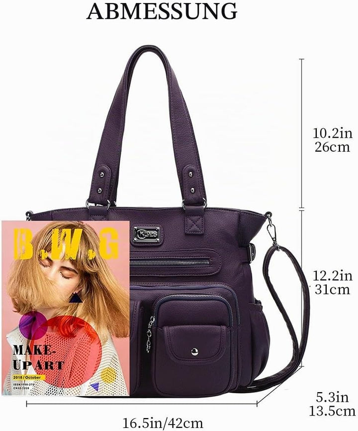 KL928 Handtasche Damen Tasche Umhängetasche Schultertasche Damentaschen gross für Damen Frauentasche