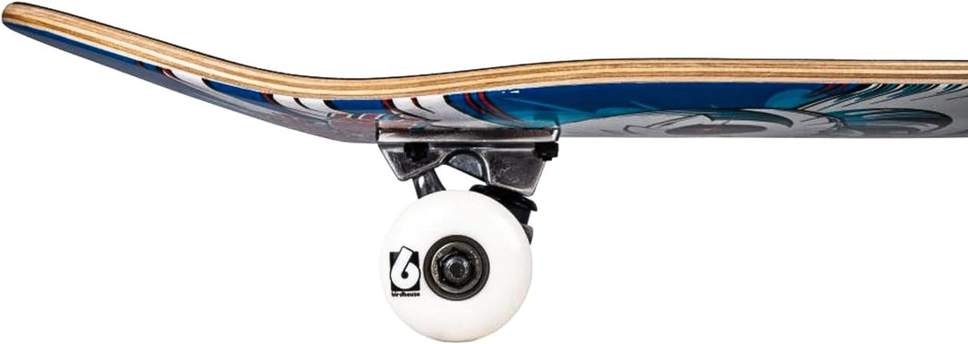 Birdhouse Stage 1 Hawk Spiral Factory Skateboard, 19,7 cm, Blau