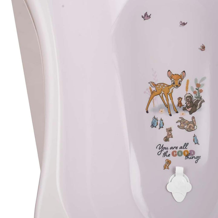 keeeper Bambi Ergonomische Babywanne mit Stöpsel, Ab 0 bis ca. 12 Monate, 84 cm, Maria, Nordic White