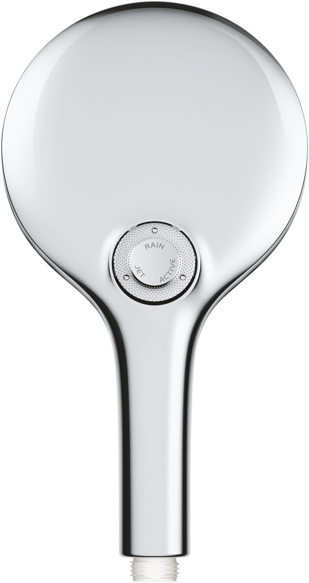 GROHE Rainshower 130 SmartActive | Handbrause 3 Strahlarten | Chrom | 26574000 Handbrause (Wasserspa