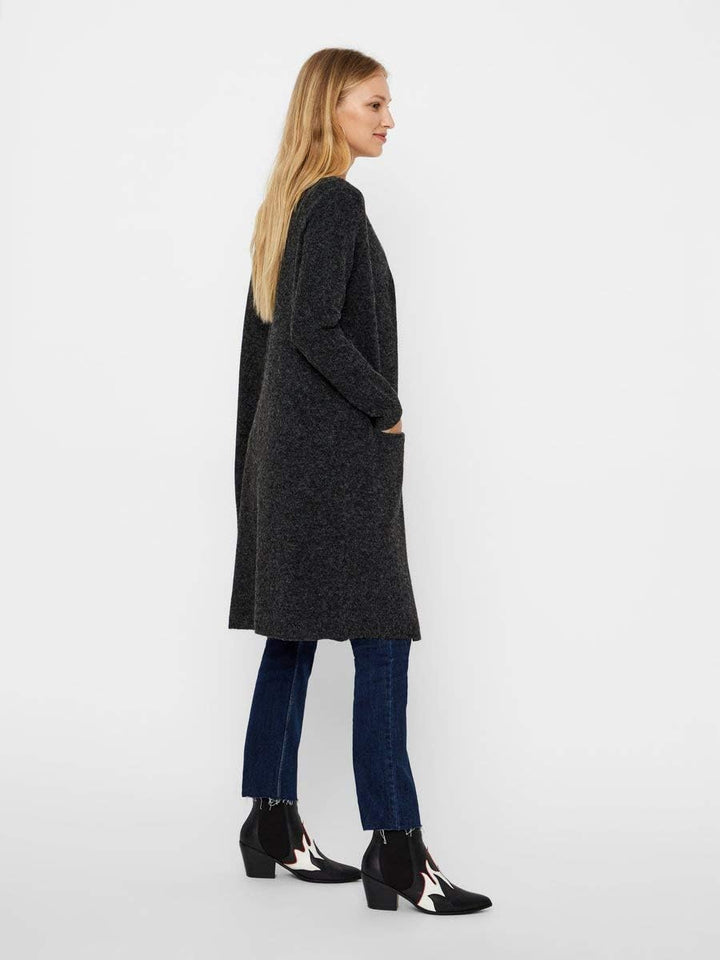VERO MODA Female Strickjacke VMDOFFY Strickjacke, Black/Detail:melange