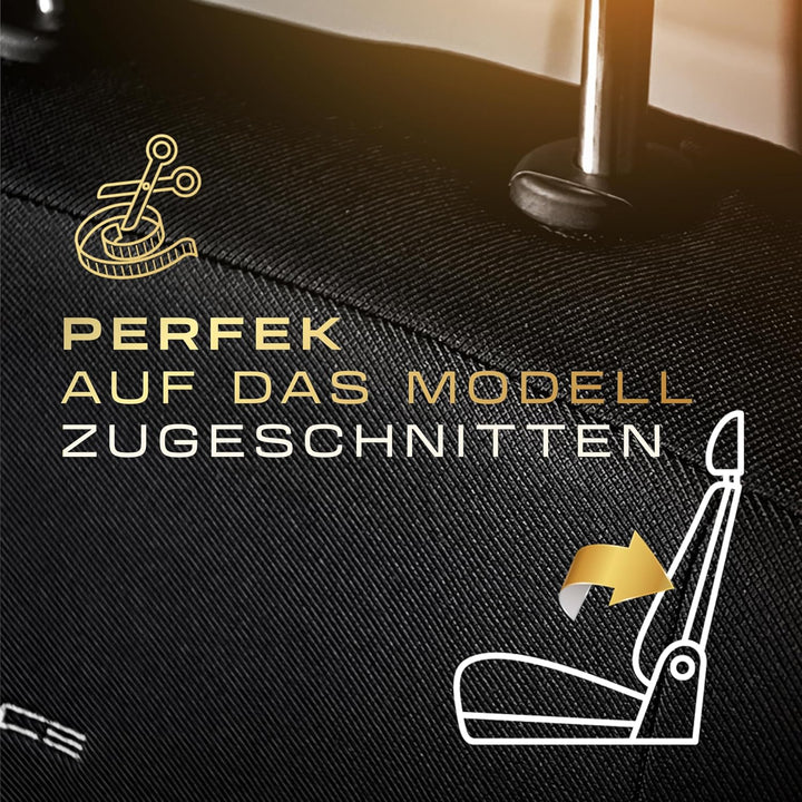 MOTOS Personalisierte sitzbezüge auto für Opel Corsa D 2006-2014 Perfekt angepasste Autositzbezüge m