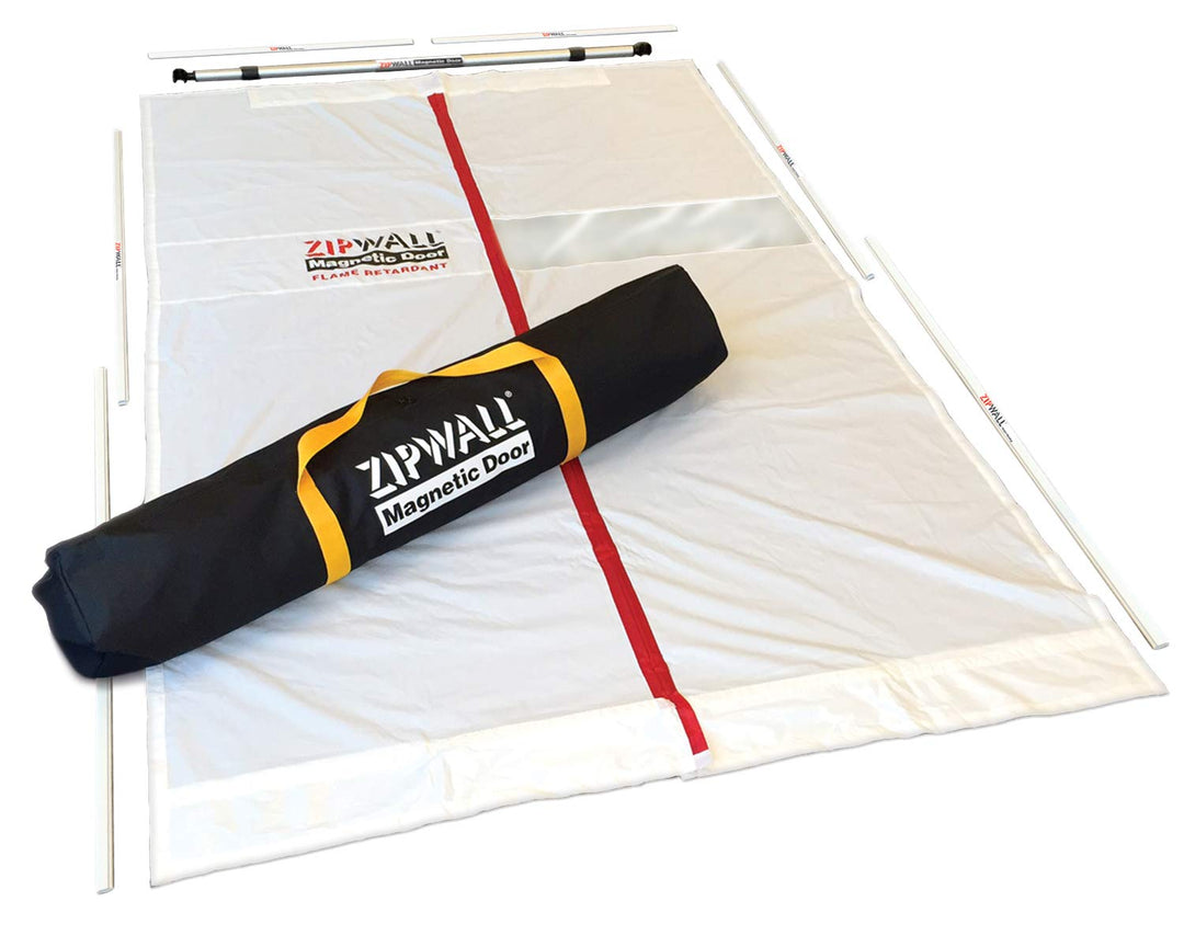 ZipWall MDK Magnetische Staubsperre Tür Kit, weiss, einheitsgrösse Einzelset, Einzelset