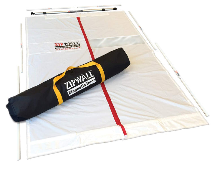 ZipWall MDK Magnetische Staubsperre Tür Kit, weiss, einheitsgrösse Einzelset, Einzelset