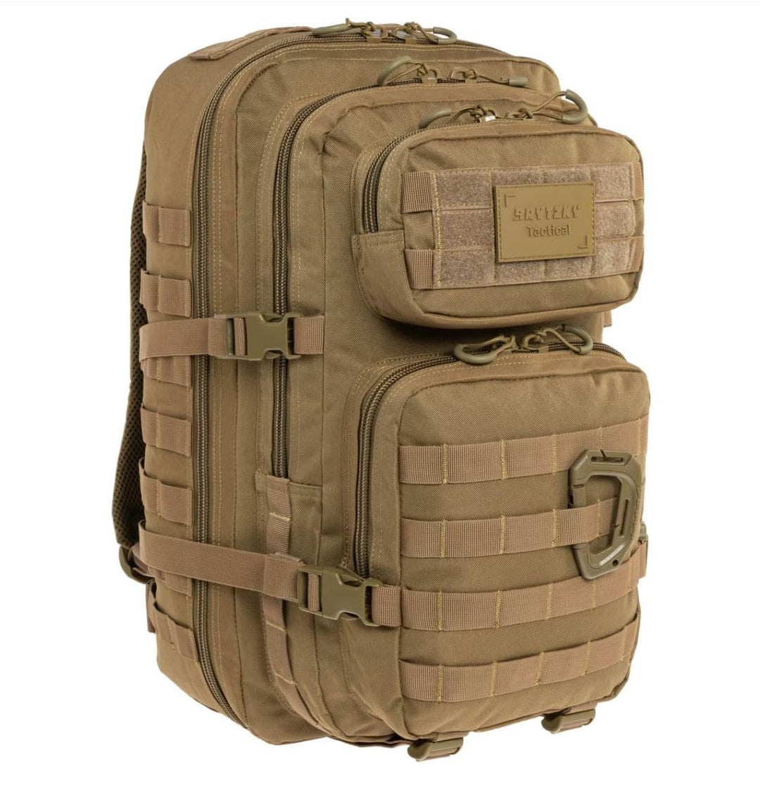 Tactical Polygon Large 36L Taktischer Rucksack – Coyote | Militär & Outdoor Rucksack Herren | Mit MO
