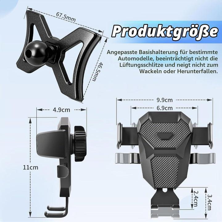 Handyhalterung Auto für Audi A3 8P - Handy Halterung Auto für 2004-2013 A3 8P/S3 8 P, Auto Handyhalt