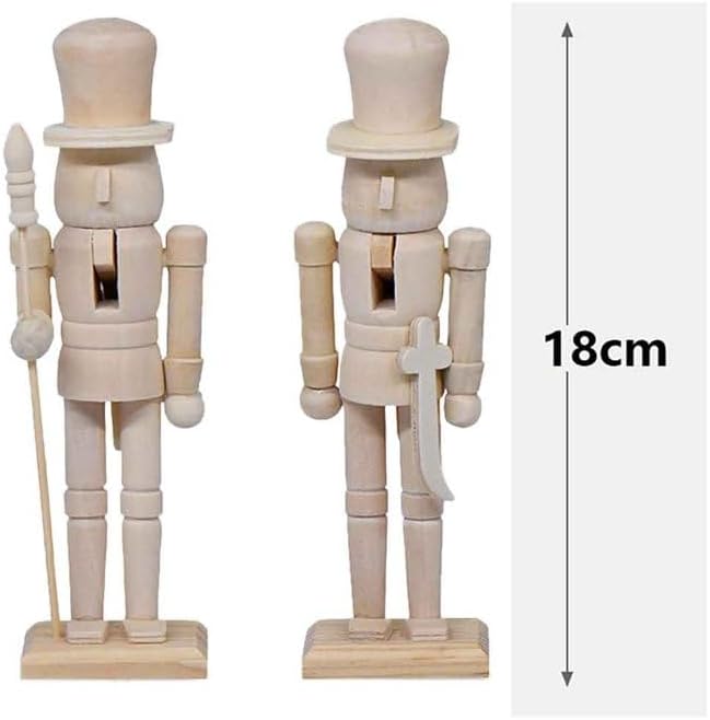 A2ZWORLD Weihnachts-Nussknacker, 18 cm, personalisierbar, 1 Stück