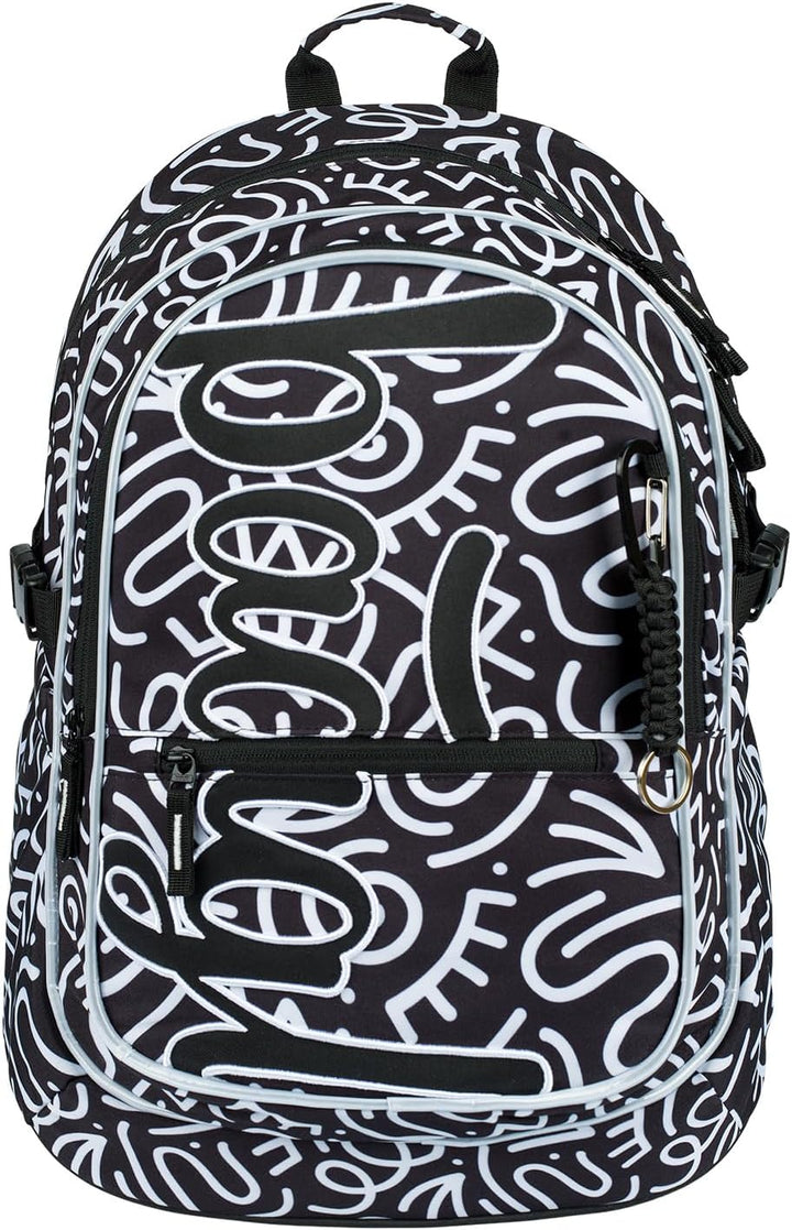 Baagl Schulrucksack Set Jungen Mädchen 3 Teilig, Schultasche für Grundschule Volksschule, Grundschul