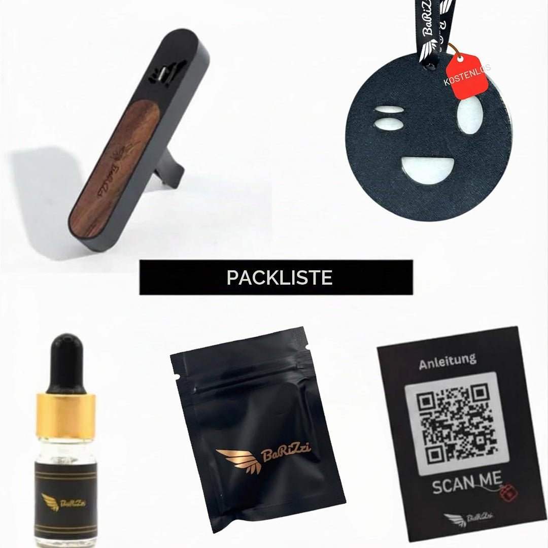 BaRiZzi Oud Autoparfum I Autoduft I Auto Lufterfrischer I Car Diffuser I Car Perfume (Oud Passione,