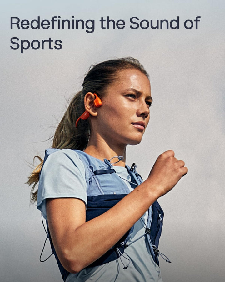 SHOKZ OpenRun Pro 2 Mini Knochenschall Sportkopfhörer, Open-Ear-Ohrhörer mit Bluetooth 5.3, Mikrofon