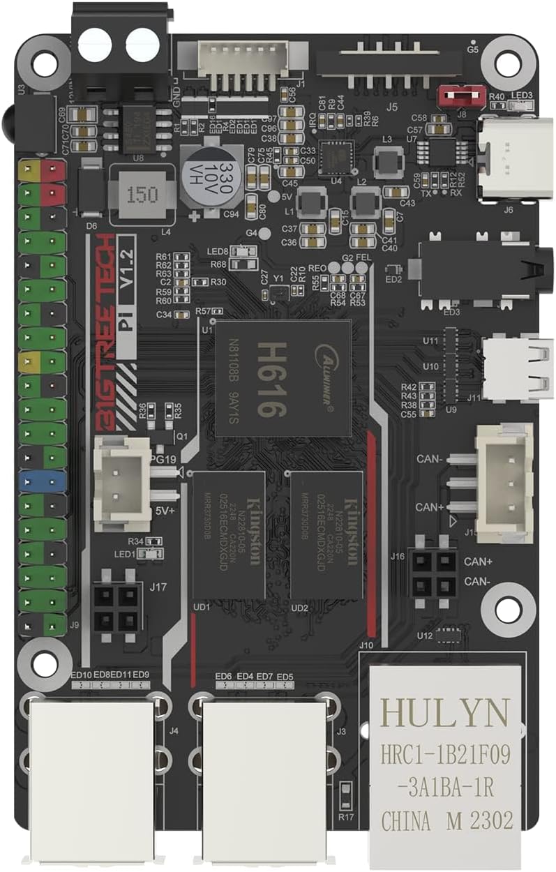 BIGTREETECH Pi V1.2 Control board 64bit Quad Core 1GB DDR3L 40-pin GPIO Compatible with SKR MINI E3