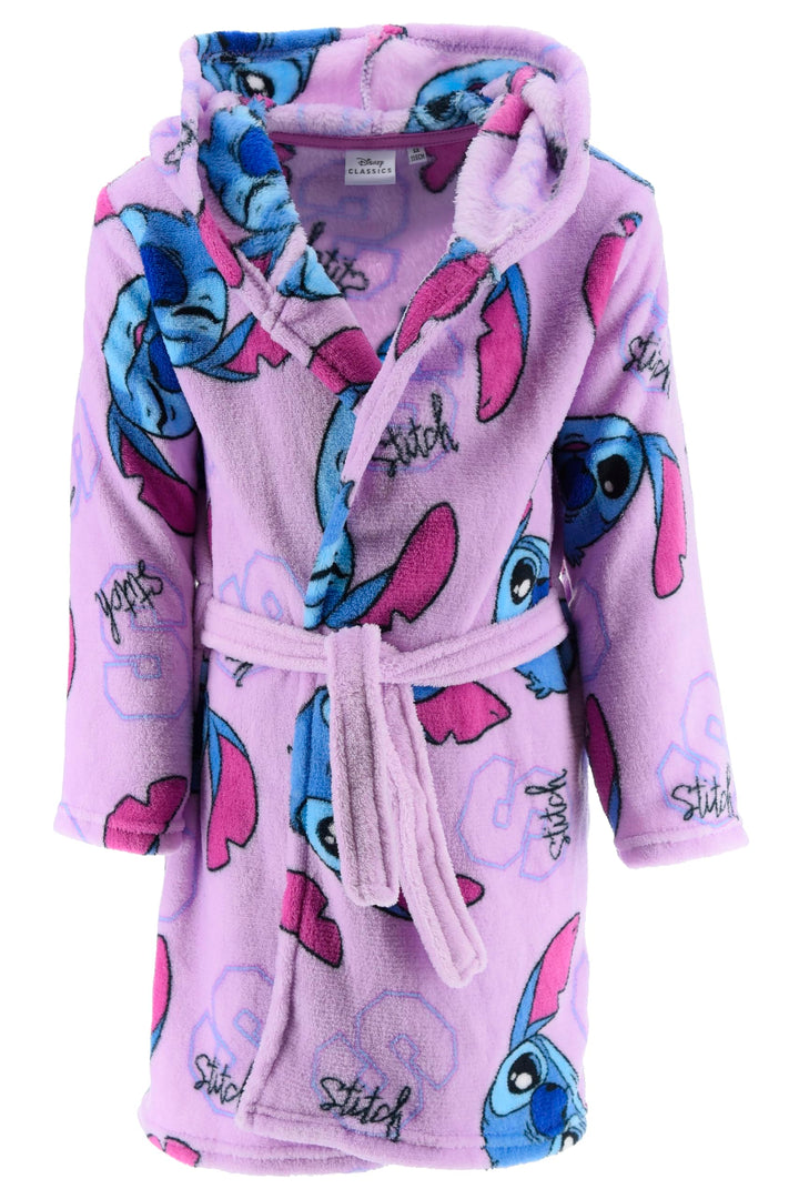Disney Stitch Bademantel für Mädchen, Weicher Morgenmantel für Kinder, Bademantel Geschenk für Mädch
