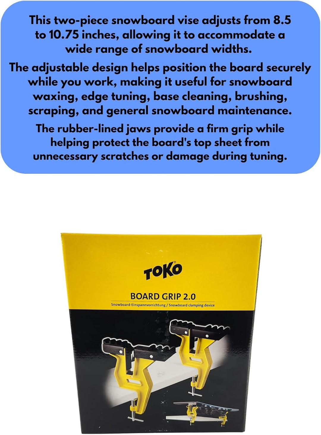 TOKO Universal Board Grip, Yellow, Wide