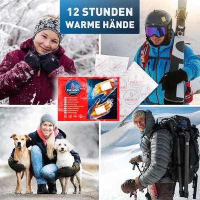 THE HEAT COMPANY Handwärmer - 10 oder 40 Paar - EXTRA WARM - Taschenwärmer Wärmepads - Fingerwärmer: