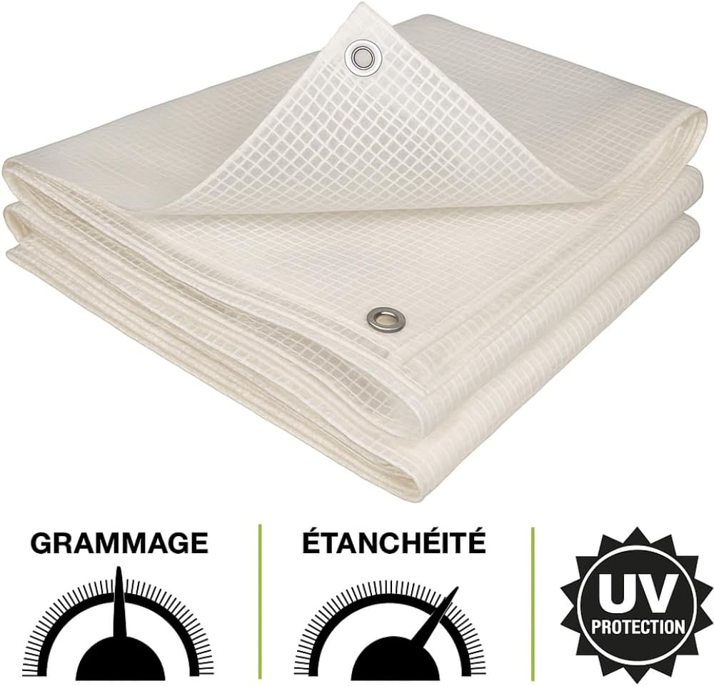 Tarnplane, transparent, 160 g/m², zuschneidbar