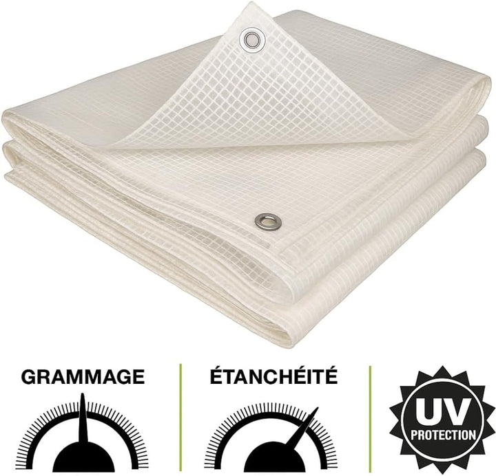 Tarnplane, transparent, 160 g/m², zuschneidbar