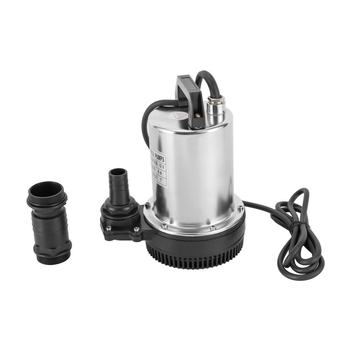 Tauchpumpe Wasserpumpe DC Tauchpumpe Schmutzwasserpumpe 6000L/H DC 12V 160W Fischzucht Fisch Pumpe E