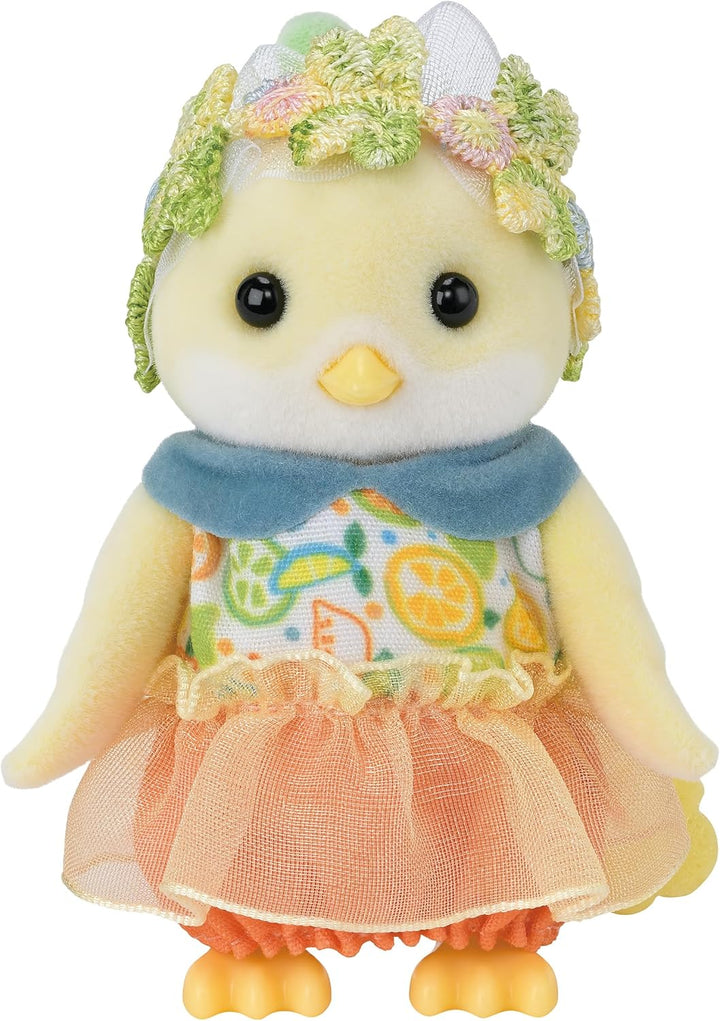 Sylvanian Families - 5860 Zitronenvogel Familie, Spielset mit Tierfigur und Zubehör, Tierfiguren, Vö