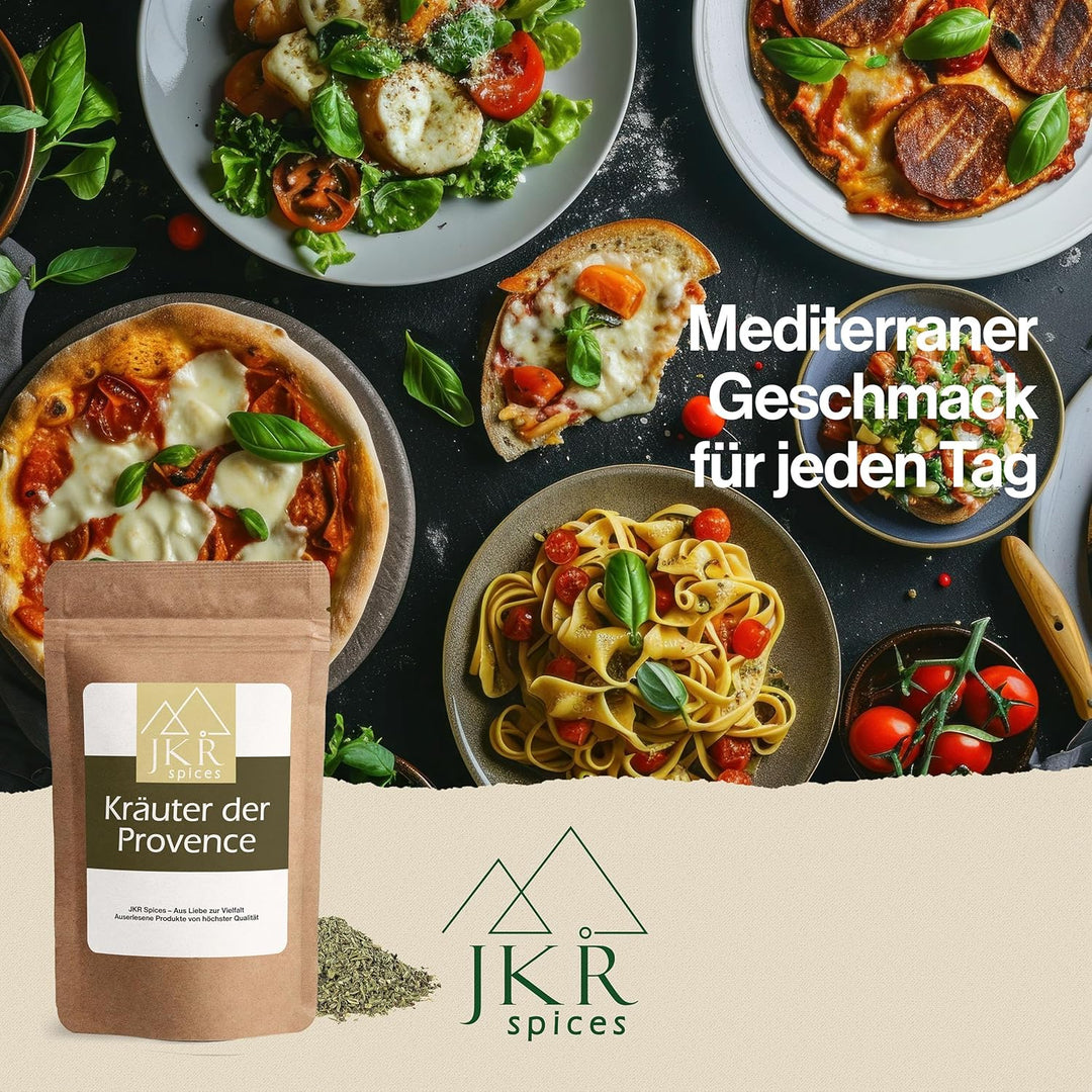 JKR Spices Kräuter der Provence Gewürzmischung 900g - mediterrane Kräuter Gewürz - Ideal für Pizza &