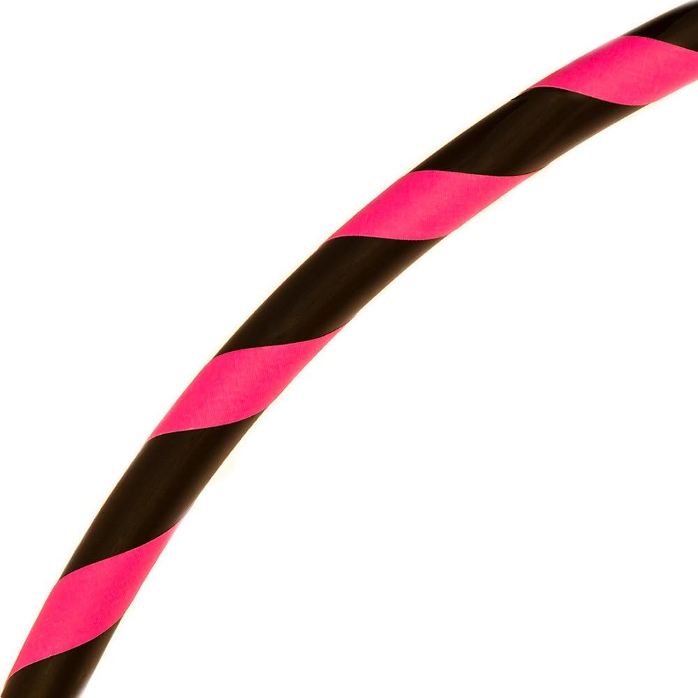 HOOPOMANIA Hula Hoop Reifen für Anfänger [Ø90cm - Ø105cm] Hula Hoop Reifen Erwachsene Ø100cm Neon Pi