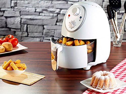 Rosenstein &amp; Söhne Heissluftfriteuse: Multi-Heissluft-Fritteuse zum fettarmen Frittieren, 1.400 W, 2