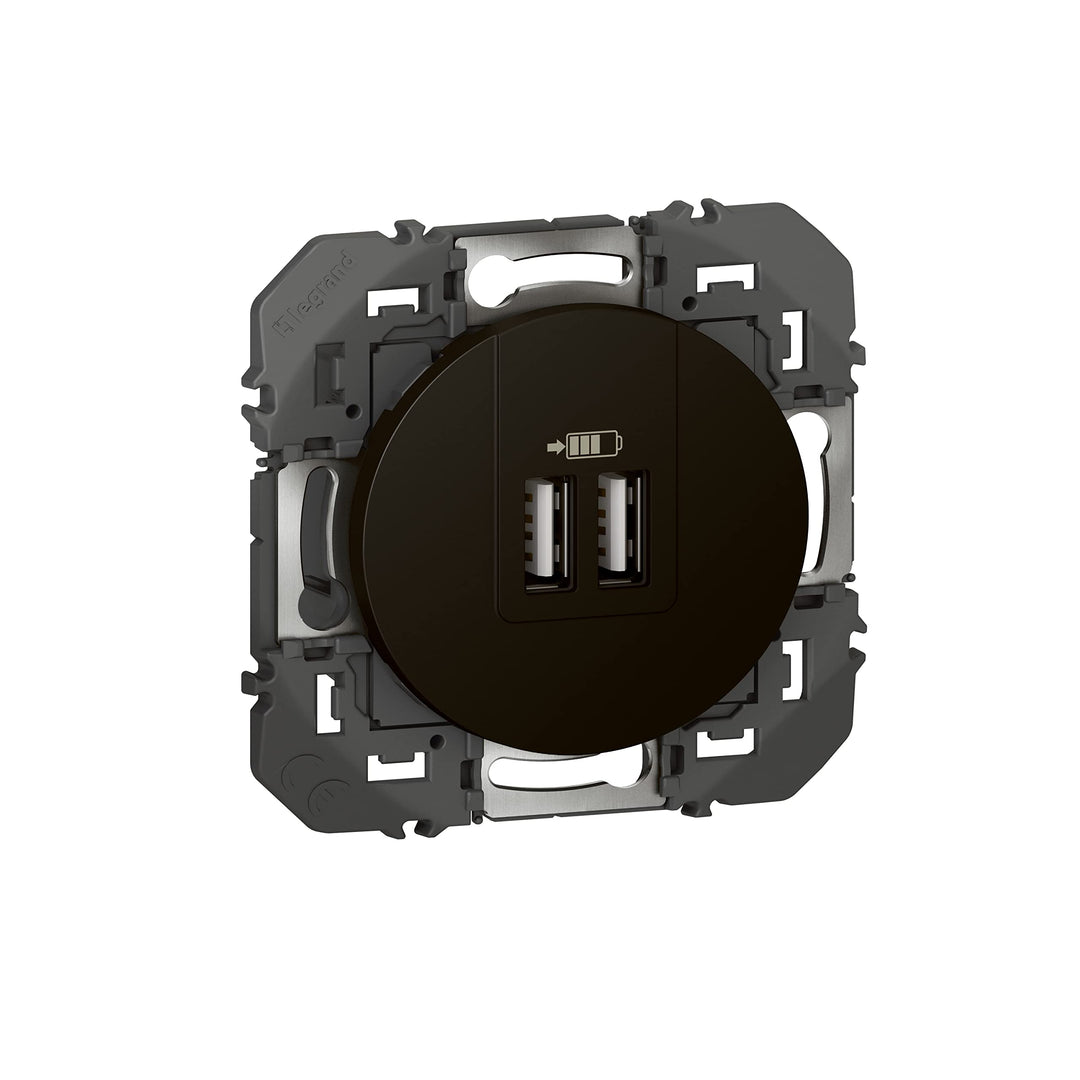 Legrand 095287 Typea Dooxie, 2,4 A, Schwarz