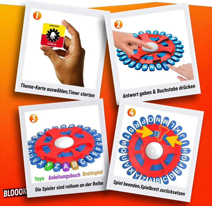 Wörter Sturm Spiel,Brettspiele,Wörterspiel Erwachsene Kinder,Gesellschaftsspiele,Spiel des Jahres,Fa