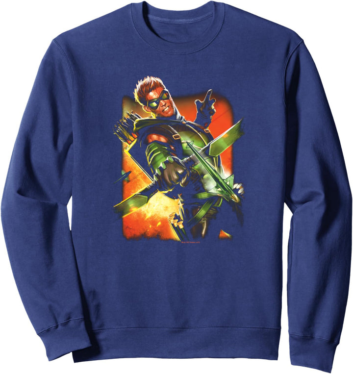 Justice League Green Arrow New 52 Cover #1 Sweatshirt