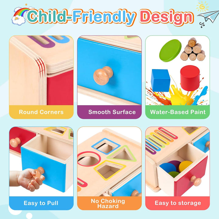 Montessori Spielzeug ab 1 Jahr, Spielzeug ab 1 2 Jahre Mädchen Jungen Baby Spielzeug Geschenk Mädche