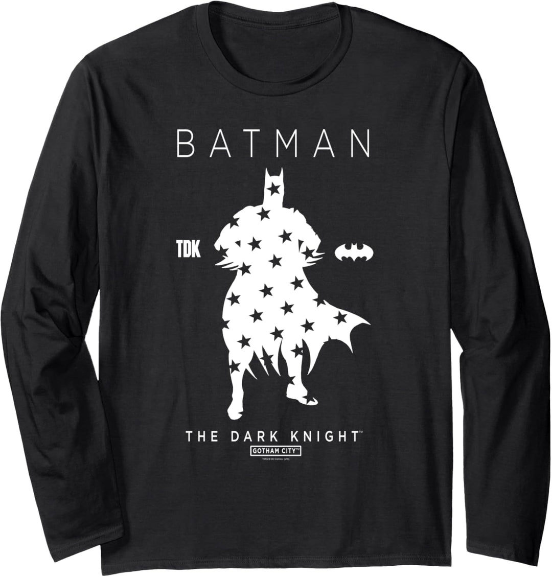 Batman Star Silhouette Langarmshirt