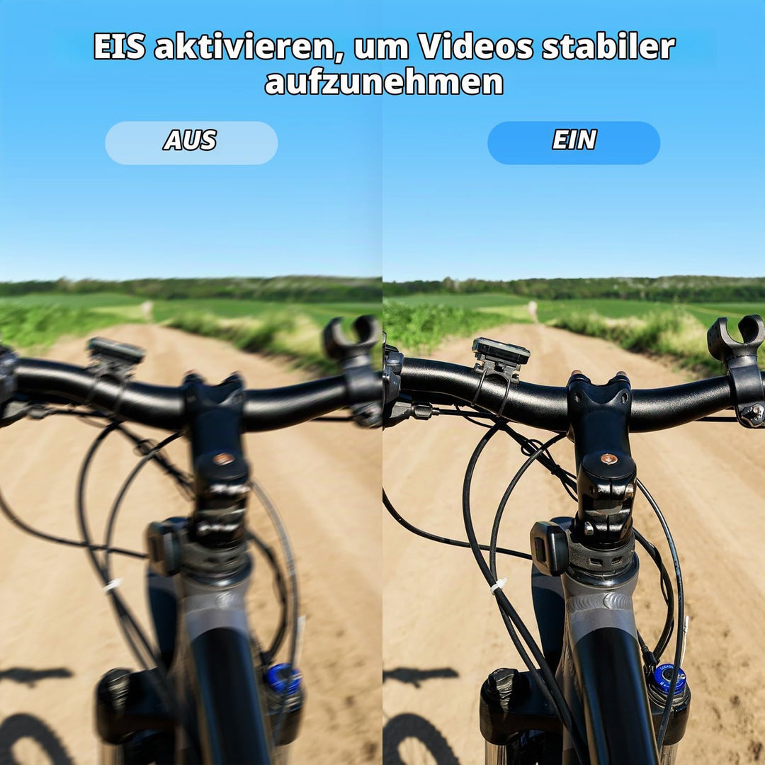 AKASO Action Camera 4K 20MP Action Kamera/Unterwasserkamera mit Bildstabilisierung Zoom Zeitraffer,