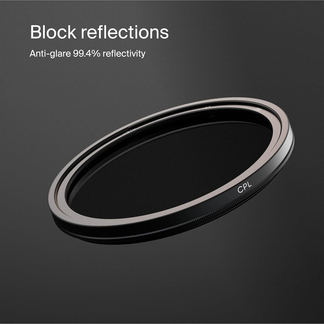 Urth 82 mm Polfilter (Polarisationsfilter) CPL Filter (Plus+) 82 mm Zum Einschrauben, 82 mm Zum Eins