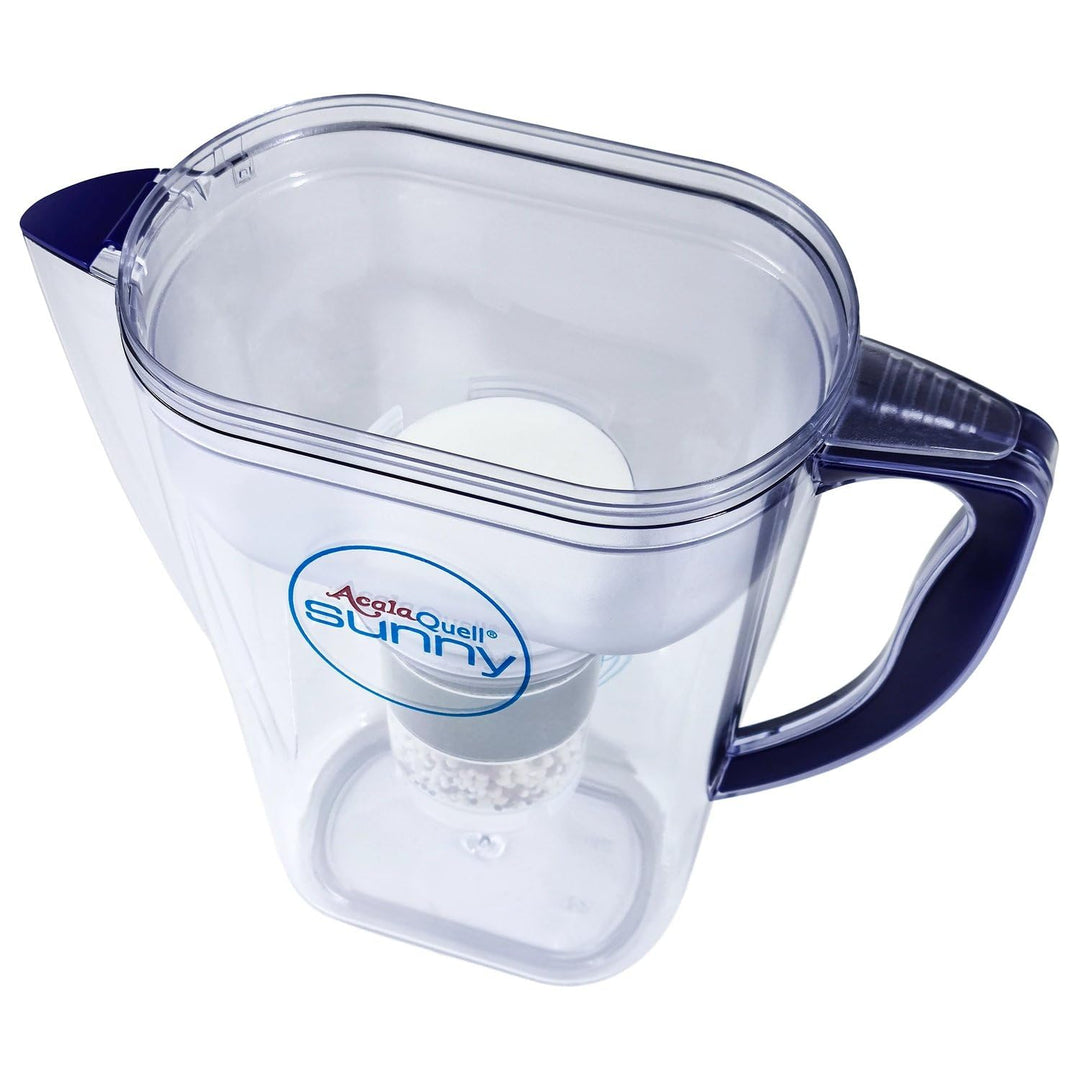 Wasserfilter AcalaQuell Sunny | Dunkelblau | Aktivkohle Wasserfilter | Höchste Filterleistung - mehr