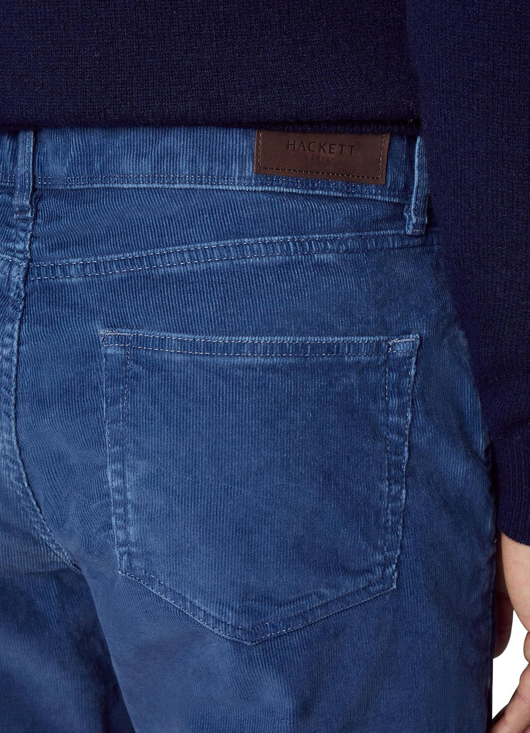 Hackett London Herren Hose 32W / 34L Blau (Steel Blue), 32W / 34L Blau (Steel Blue)